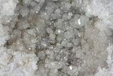 Keokuk Quartz Geode with Calcite & Pyrite Crystals - Missouri #144768-2
